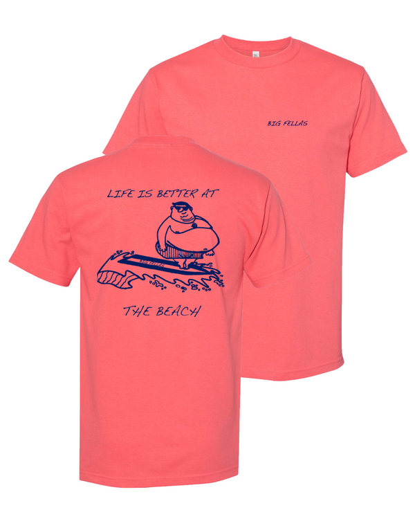 Big Fellas Life At The Beach T-shirt