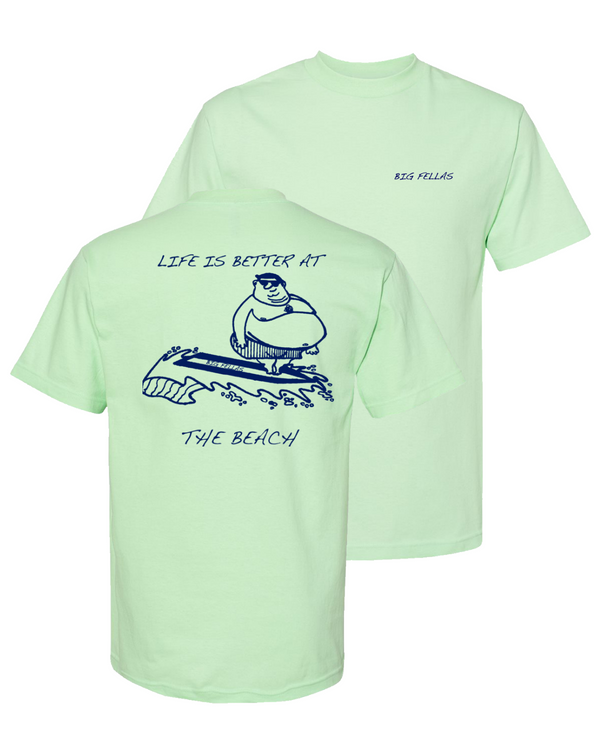 Big Fellas Life At The Beach T-shirt